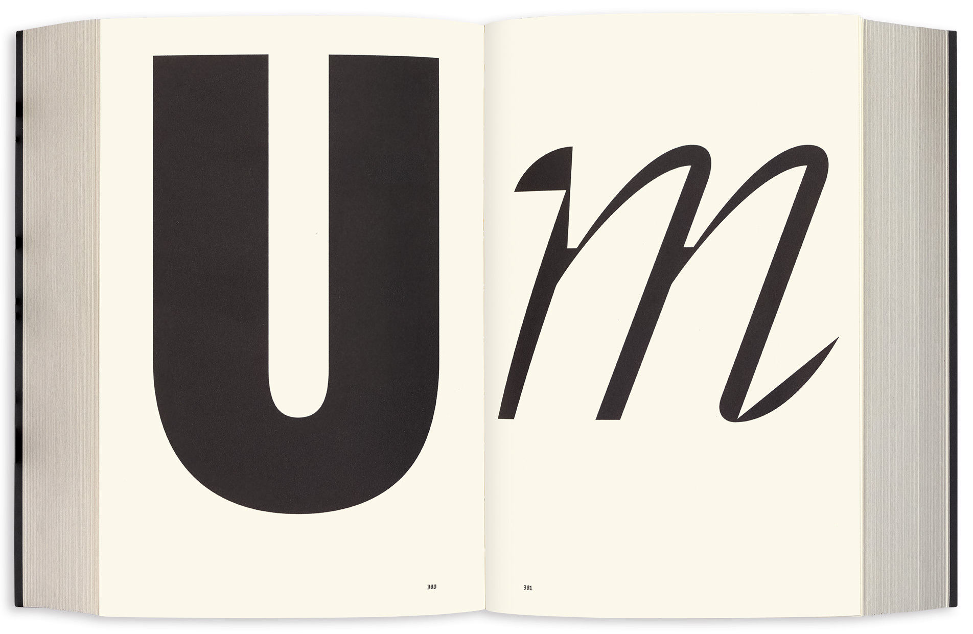 Spreads from Kris Sowersby: The Art of Letters