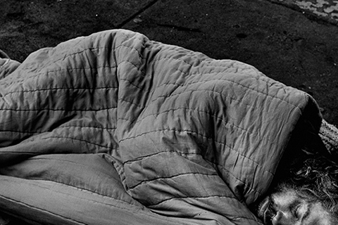 In the arms of the cold cold ground